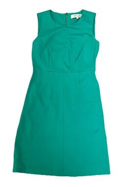 Diane Von Furstenberg Size 2 Carrie Sheath Green Emerald Bright Authentic